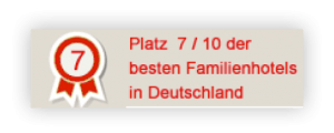Platz 7 der besten Familienholtes in Deutschland - Familienresort Friedrichshof
